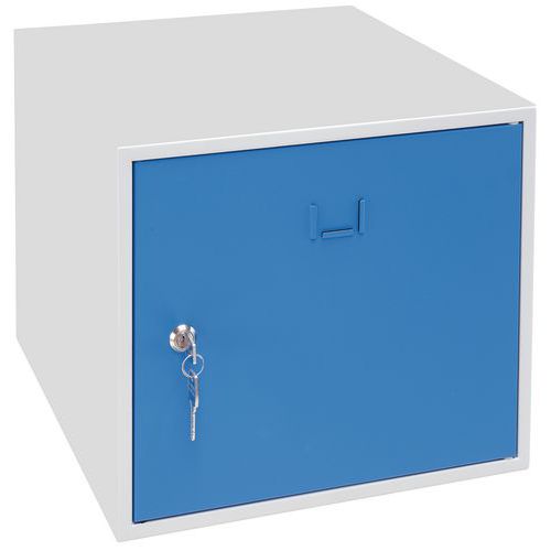 Scomparto singolo AxLxP 350x400x450 bianco/blu,