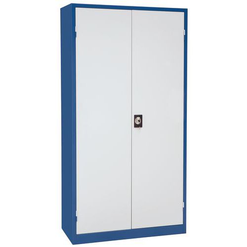 Armadio di servizio blu/grigio Prof.: 45 cm RAL 5009/7035,