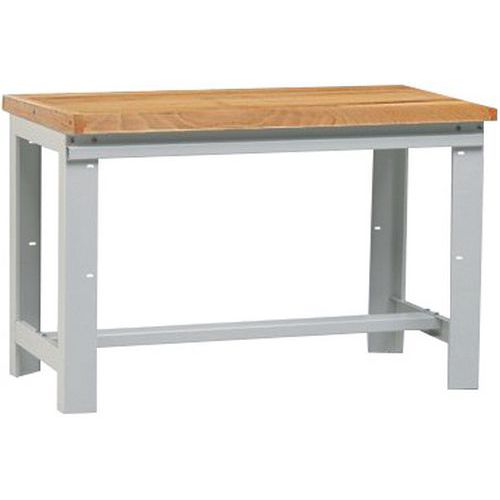 Banco senza accessori - 2000X800 MM piano in faggio massiccio - sp. 50 mm,