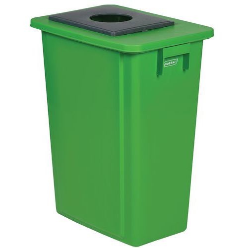 Pattumiera per raccolta differenziata verde - 60L - Probbax,