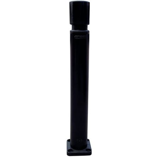 Paletto con memoria di forma da fissare 100 cm nero,