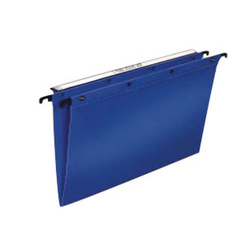 Cartella sospesa cass. fondo V polypro, blu,