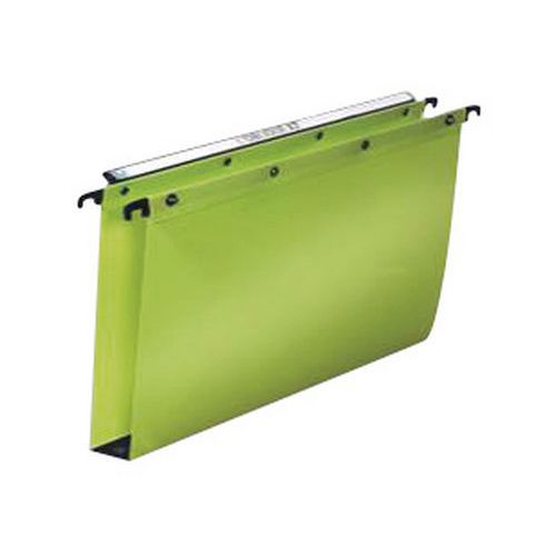 Cartella sospesa cass. fondo30 polypro, verde,