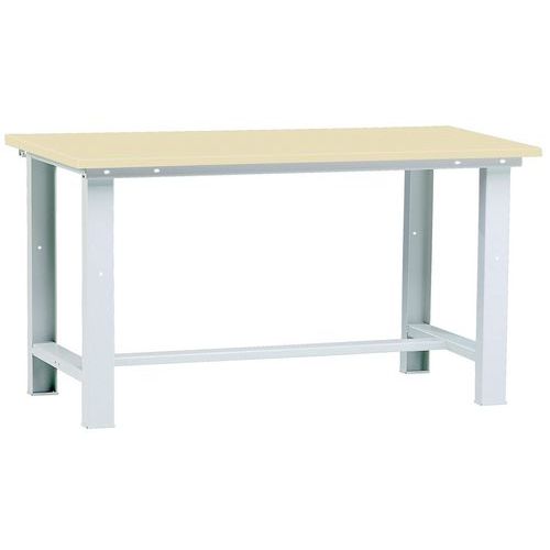 Banco Fisso 1500X800Mm Pianale Stratificato S pes.Ripiano 4c,