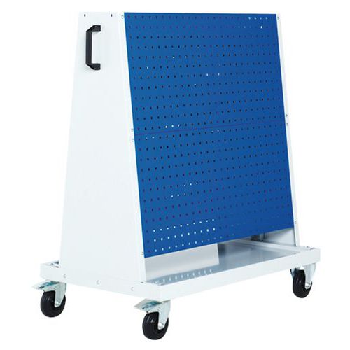 Carrello Con Piastra Perfo® H Tot:1600 Blu BLEUES,