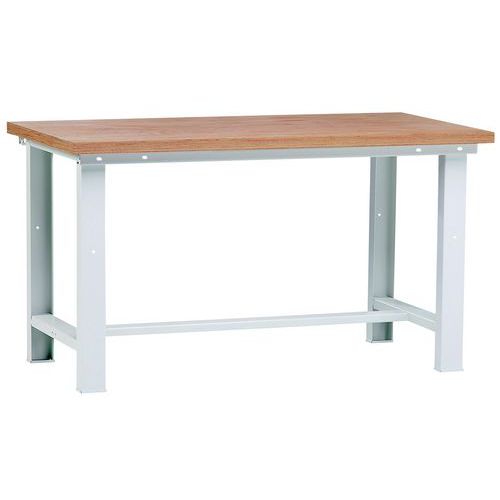 Banco Fisso 1500X800Mm Faggio Multistrato Spe s.Ripiano 4cm,