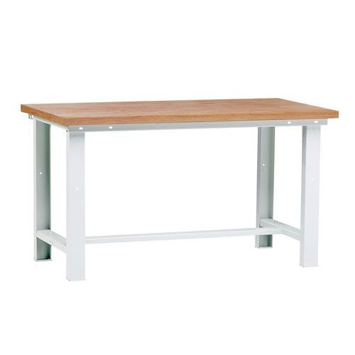 Banco Fisso 1850X800Mm Faggio Multistrato Spe s.Ripiano 4cm,