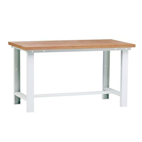 Banco Fisso 2000X800Mm Faggio Multistrato Spe s.Ripiano 4cm,