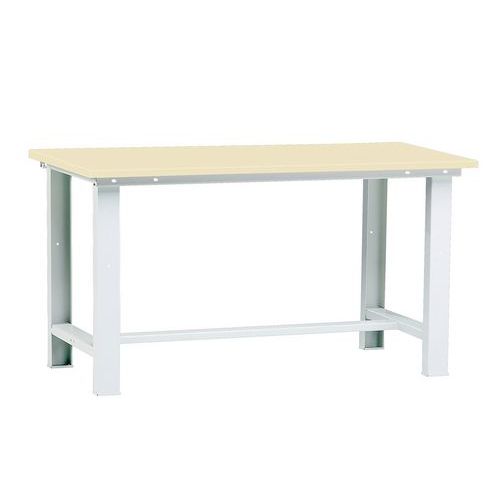 Banco Fisso 2000X800Mm Pianale Stratificato S pes.Ripiano 4c,