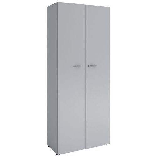 Armadio con 2 ante a battente - Open - Alluminio - Altezza 214 cm,