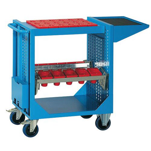 Carrello porta-boccole 745x510x870 Blu,