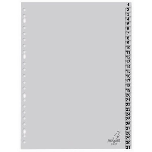 Separatore Con Indice Numerico ECO N.Divi:31 Material:Polipr,