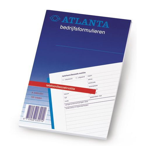 Blocco note telefonico Atlanta,