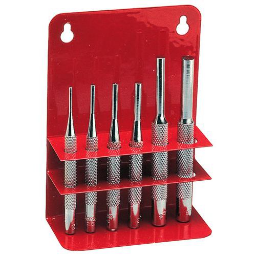 Supporto per 6 cacciacoppiglie zigrinati,