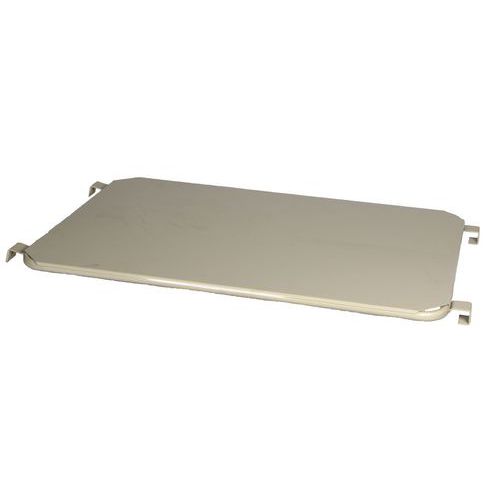 Ripiano per roll-container incastrabile 500 kg - L 800 mm,