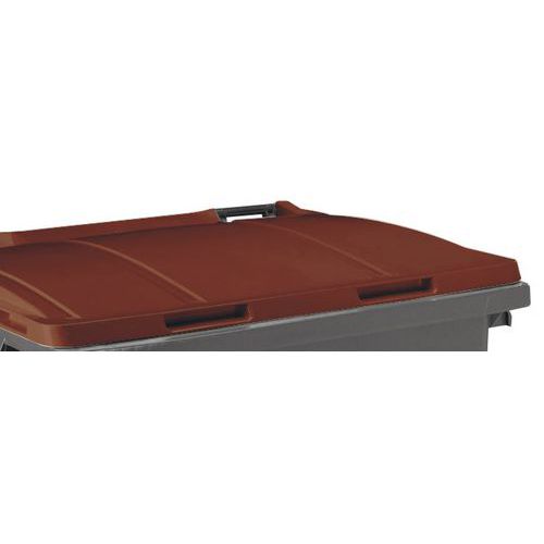 Cassonetto 770L Coperch Rosso Rinforzo Per Collare,