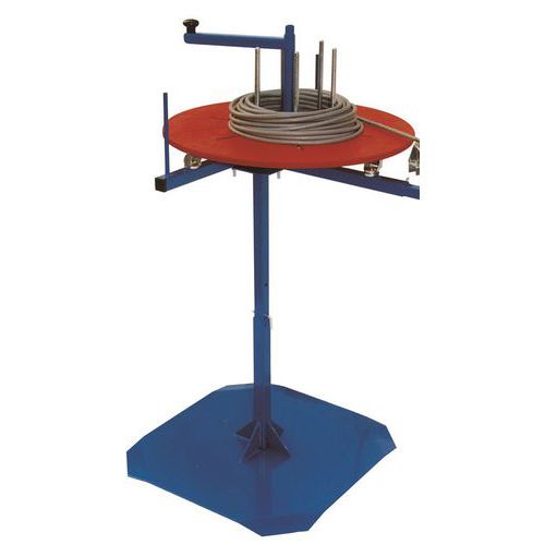 Avvolgitore senza contametri modello su piedi 1 ripiano diam. = 600 mm,