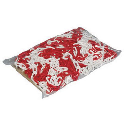 Sacchetto 25M Catena Poliamide rosso / bianco Diametre 8Mm,