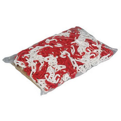 Sacco 25M Catena In Poliamide bianco/rosso 7504 D=6Mm,