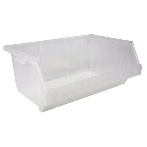 Contenitore a becco per picking 45 L - trasparente,