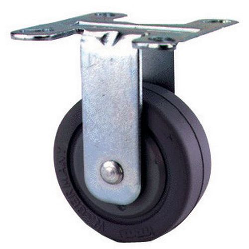 Rotella fissa con piastrina 40 kg - Diametro 50 mm,