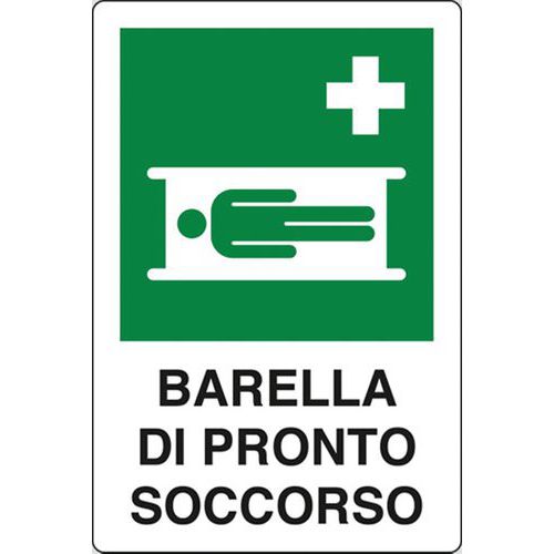 Cart. Alluminiobarella Di 180x120mm Pronto Soccorso,