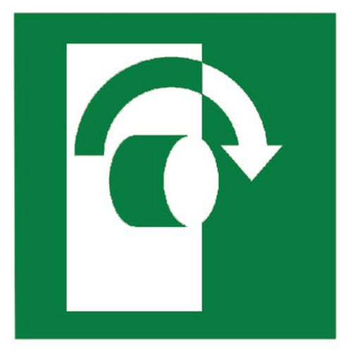 Cart. Alluminiogirare in senso 200x200mm orario,