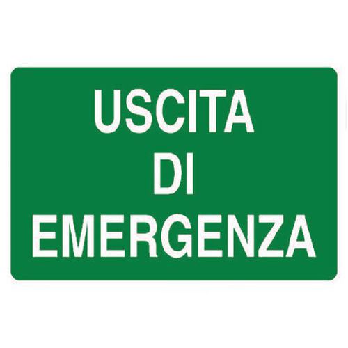 Cart. Alluminiouscita Di 120x180 mm Emergenza,