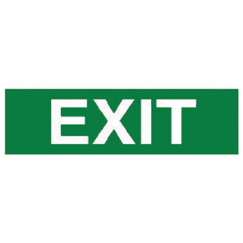 Cartello Alluminio Exit350X125,