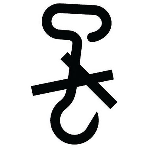 Cartello Adesivo Non 170 Usareganci 170X,