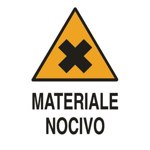 Cart. Alluminio materiale 500X350 nocivo,