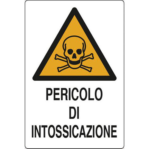 Cart. Alluminio pericolo di 500x350 Intossicazione,