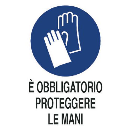 CARTELLO E’ OBBLIGATORIO PROTEGGERE GLI OCCHI | Antincendio FIA
