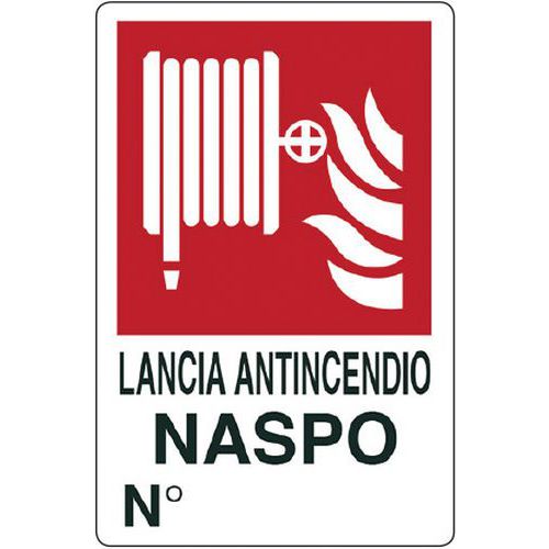 Cart. Alluminio lancia antincendio 180x120 naspo n°,