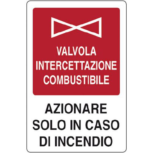 Cart. Alluminio valvola 180x120 Intercettazione,