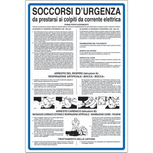Cart. Alluminio Soccorso 700x500mm D'Urgenza,