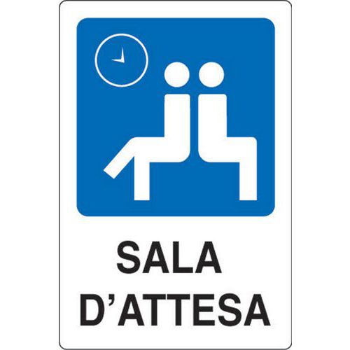 Cart. Alluminio Sala 500X350mm D'Attesa,