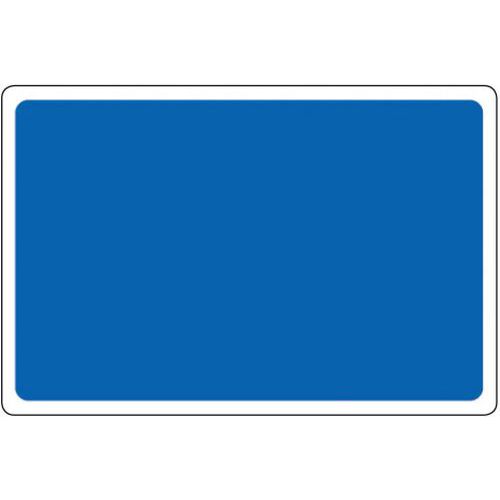 Cart. Alluminio di indicazione 500x350mm con spazio scri,
