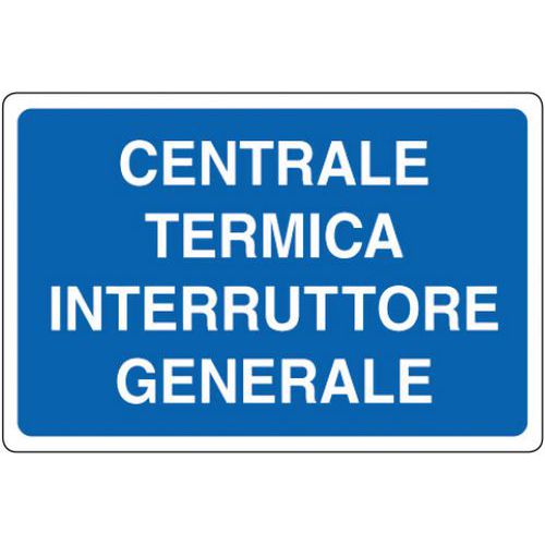 Cart. Alluminio centrale termica 300x200mm inter. generale,