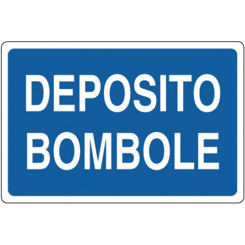 Cart. Alluminio deposito 180x120mm Bombole,