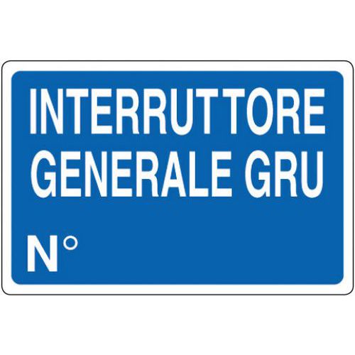 Cart. Alluminio Interruttore 500X350mm Generale Gru N,