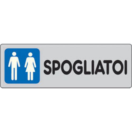 Cart. Alluminiospogliatoi 300x100mm Uomini E Donne,