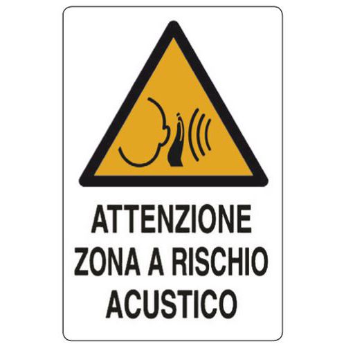 Cart. Alluminio zona a 500X350 rischio acustic,