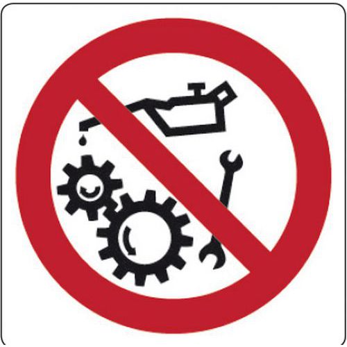 Cart. Alluminiovietato Operare 120x120mm Su Organi In M,