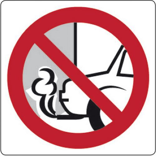 Cart. Alluminiovietato Tenere 120x120mm Acceso Il Motor,