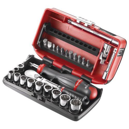 Set di chiavi a bussola da 1/4 12 scanalature in pollici - RL.NANO-U1,