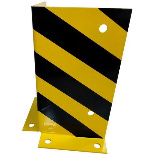 Protezione per piedini della scala a L - Nero/giallo Manutan,