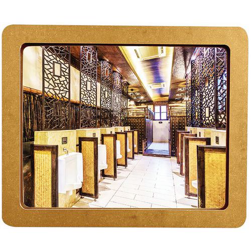 Specchio infrangibile giallo - 54 x 44 cm - Kaptorama,