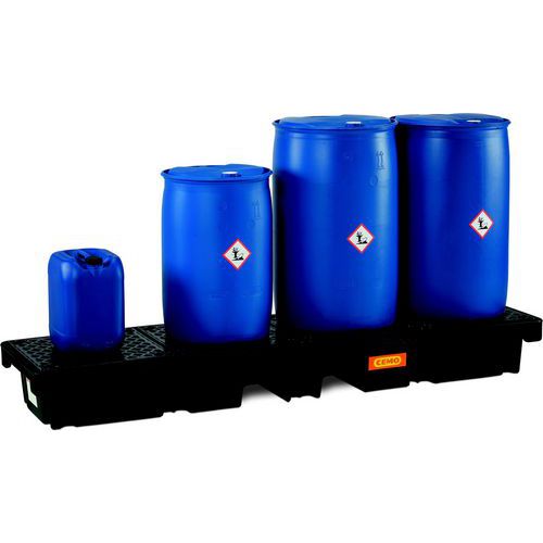 Vasca di raccolta per fusto-PE 220/4e - Cemo,