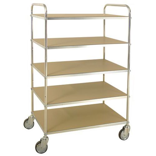 Carrello antistatico 980x585 - 5 ripiani,